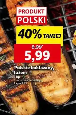 Lidl Polskie bakłażany, luzem oferta