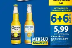 Lidl Corona Extra lub Corona 0,0% oferta