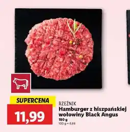 Hamburger z hiszpańskiej wołowiny Black Angus