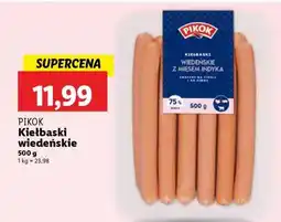 Lidl PIKOK Kiełbaski wiedeńskie oferta