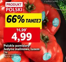 Lidl Polskie pomidory Jednye malinowe, luzem oferta