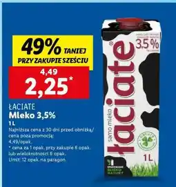 Lidl Łaciate Mleko 3,5% oferta