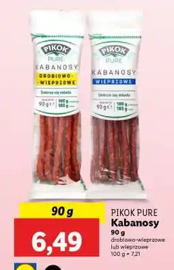 Lidl PIKOK PURE Kabanosy oferta