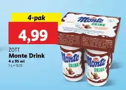Lidl ZOTT Monte Drink oferta