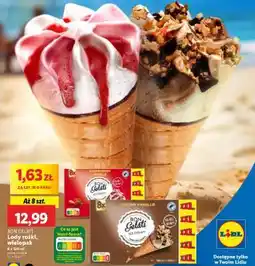 Lidl BON GELATI Lody rożki, wielopak oferta