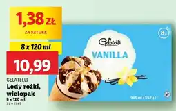 Lidl GELATELLI Lody rożki, wielopak oferta