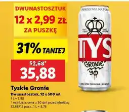 Lidl Tyskie Gronie oferta