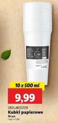 Lidl GRILLMEISTER Kubki papierowe oferta