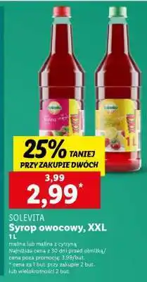 Lidl Solevita Syrop owocowy, XXL oferta