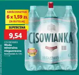 Lidl CISOWIANKA Woda mineralna niegazowana oferta