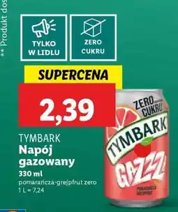 Lidl TYMBARK Napój gazowany oferta