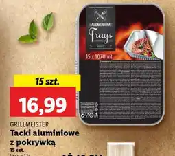 Lidl GRILLMEISTER Tacki aluminiowe z pokrywką oferta