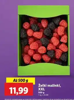 Lidl Želki malinki, XXL oferta