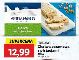 Lidl ERIDANOUS Chałwa sezamowa z pistacjami oferta