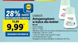 Lidl Garnier Antyperspirant w kulce dla kobiet oferta