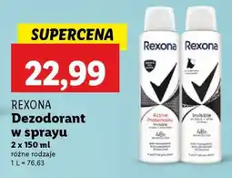 Lidl REXONA Dezodorant w sprayu oferta