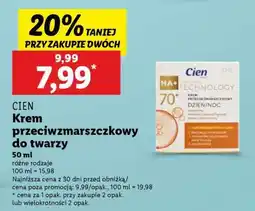 Lidl Cien Krem przeciwzmarszczkowy do twarzy oferta