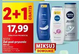 Lidl NIVEA Żel pod prysznic oferta