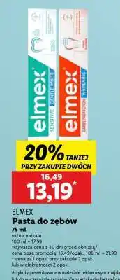 Lidl Elmex pasta do zębów oferta