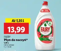 Lidl FAIRY Płyn do naczyń oferta