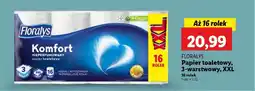 Lidl Floraly's Papier toaletowy 3-warstwowy, XXL oferta