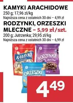 Stokrotka Rodzynki i orzeszki mleczne Jutrzenka oferta