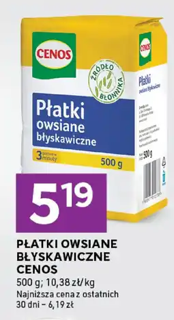 Stokrotka Płatki owsiane błyskawiczne Cenos oferta