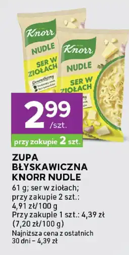 Stokrotka Zupa błyskawiczna Knorr Nudle ser w ziołach oferta