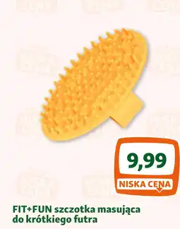 Maxi Zoo FIT+FUN szczotka masująca do krótkiego futra oferta