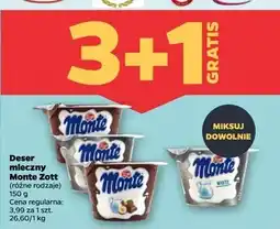 Netto Deser śmietankowy Zott Monte White oferta