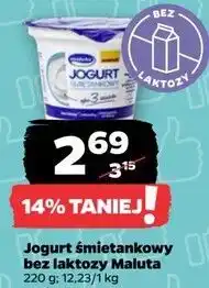 Netto Jogurt śmietankowy bez laktozy Maluta oferta