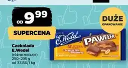 Netto Czekolada mleczna z toffi E. Wedel Pawełek oferta
