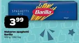 Netto Makaron spaghetti no 5 Barilla oferta