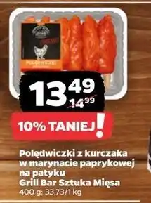 Netto Polędwiczki z kurczaka w marynacie paprykowej na patyku Sztuka Mięsa Netto oferta