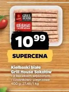 Netto Kiełbaski czosnkowo-pieprzowe Sokołów Grill House oferta