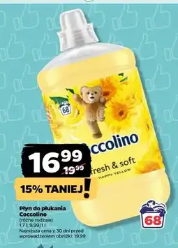 Netto Płyn do płukania happy yellow Coccolino Fresh & Soft oferta