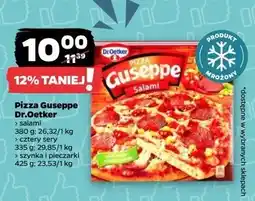 Netto Pizza z szynką i pieczarkami Dr. Oetker Guseppe oferta