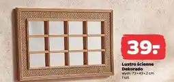Netto Lusterko ścienne dekorado 73 x 43 2 cm oferta