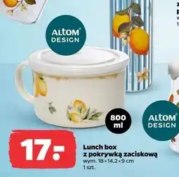 Netto Lunchbox z pokrywką zaciskową 800 ml Altom Design oferta