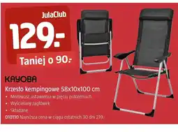 Jula Krzesło kempingowe Kayoba oferta
