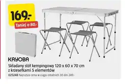 Jula Stół kempingowy Kayoba oferta