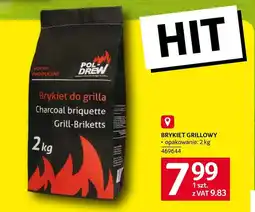 Selgros Brykiet do grilla Pol-Drew oferta