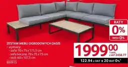 Selgros Zestaw mebli ogrodowych Oasy oferta