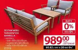 Selgros Zestaw mebli O oferta