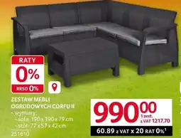 Selgros Zestaw mebli ogrodowych O oferta