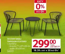 Selgros Zestaw mebli Faro oferta