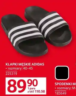 Selgros Klapki męskie Adidas oferta