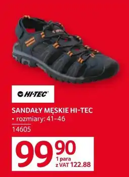 Selgros Sandały męskie Hi-Tec oferta