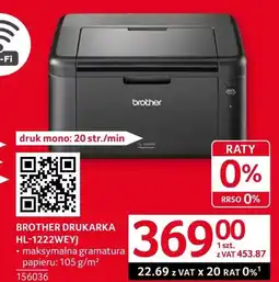 Selgros Drukarka Brother oferta