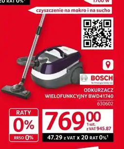 Selgros Odkurzacz Bosch oferta